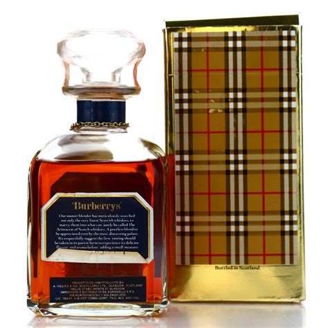 burberry whiskey price|Burberrys' 15.